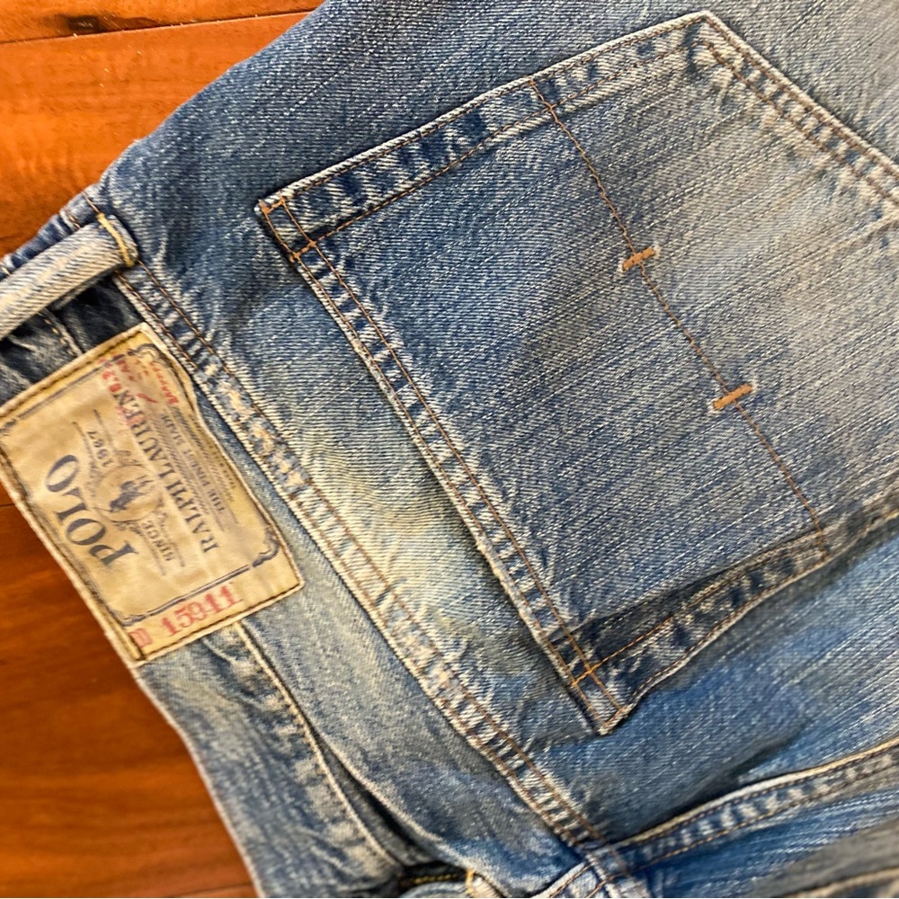 RALPH LAUREN PATCHWORK JEANS - Picture 8 of 12